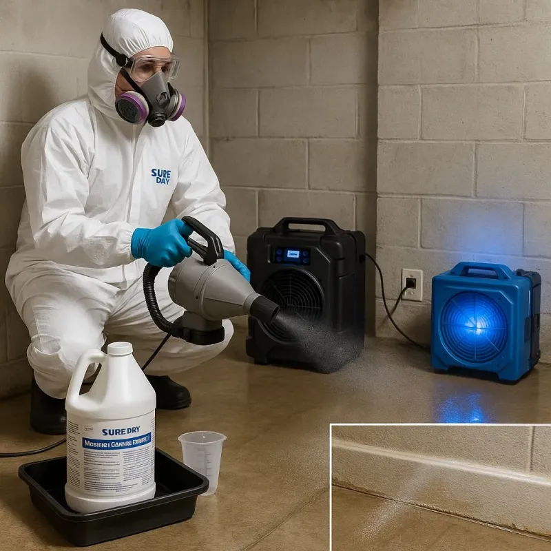 Sanitization and Odor Removal process in Eden, TX