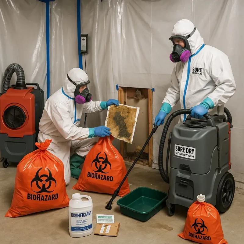 Contaminated Water Handling Protocols process in Eden, TX